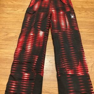 Spyder Ski Snowboard Pants Size 14 Youth multicolow